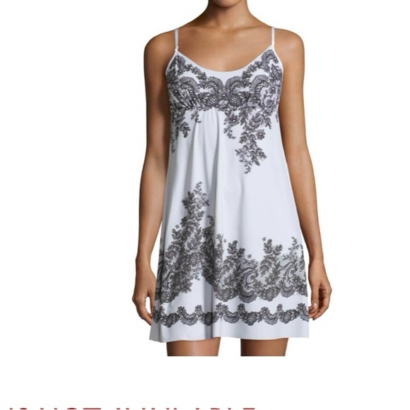 COMMANDO Antique-Lace-Print Microfiber Chemise.size M. Excellent condition - Picture 1 of 6
